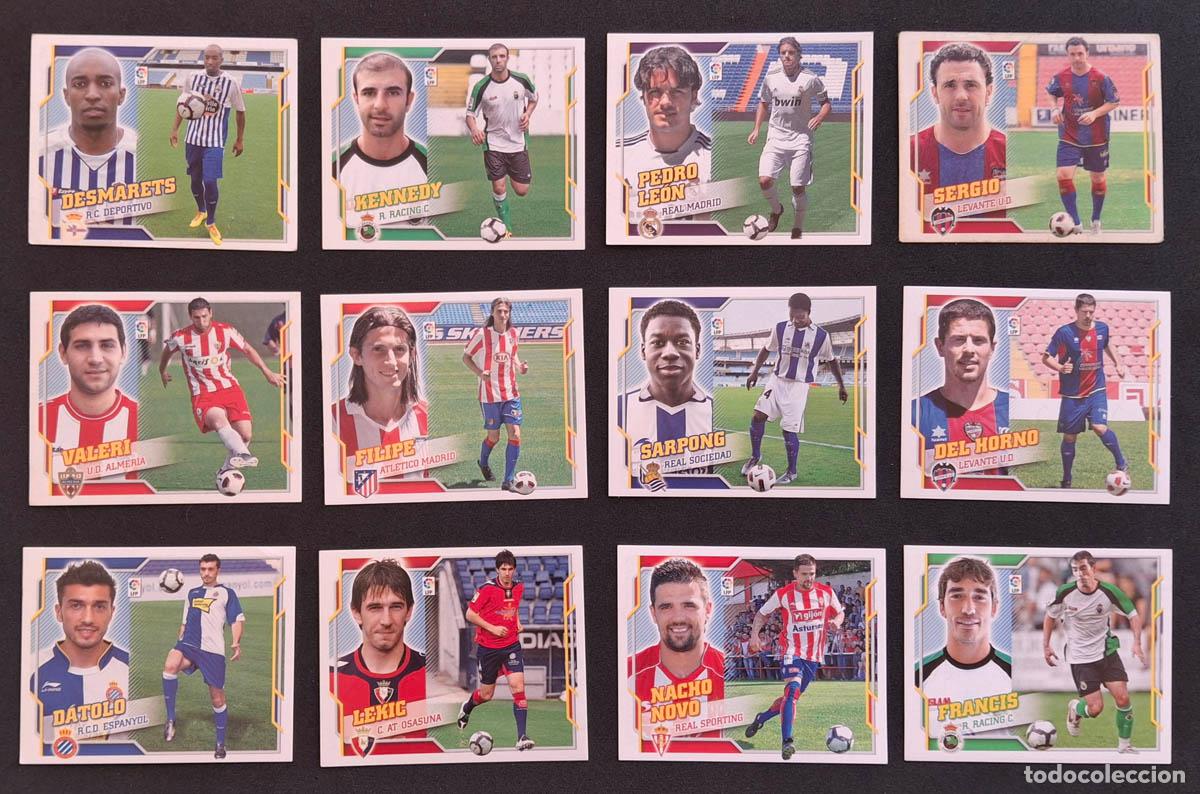 Cromos de f&uacute;tbol: ULTIMOS FICHAJES 12 cromos 2010-2011 Liga Colecciones Este