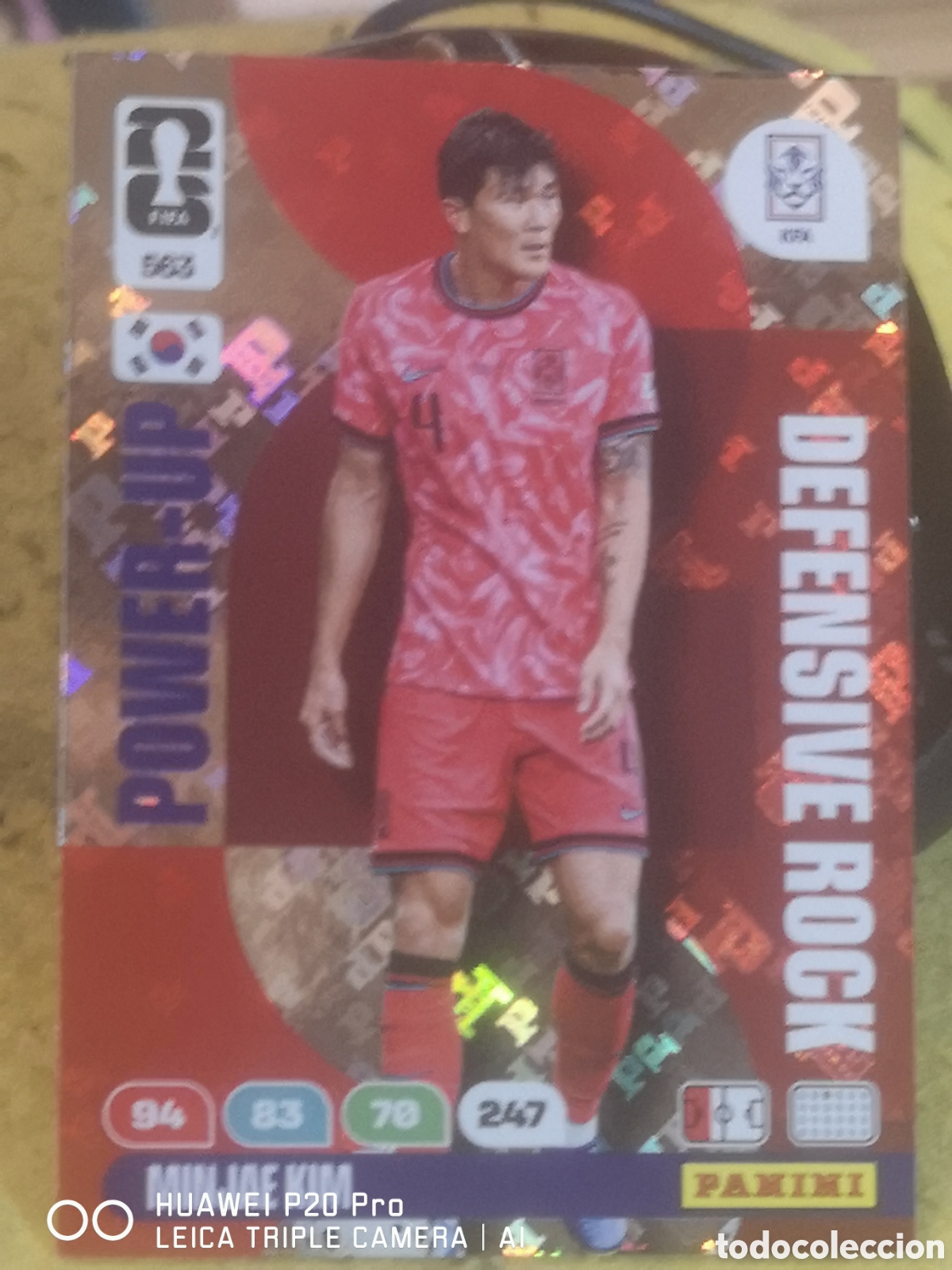 Cromos de f&uacute;tbol: FIFA WORLD CUP MUNDIAL 2026 ADRENALYN DEFENSIVE ROCK POWER - UP MINJAE KIM 563