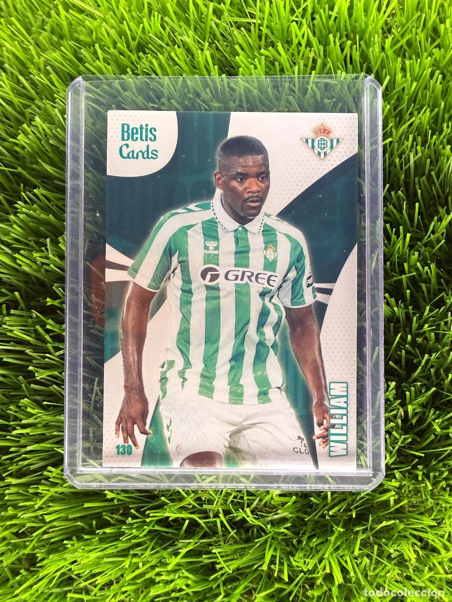 Cromos de f&uacute;tbol: N&ordm; 130 William Carvalho 1&ordf; Equipaci&oacute;n Real Betis Holycards Betis Cards 2025