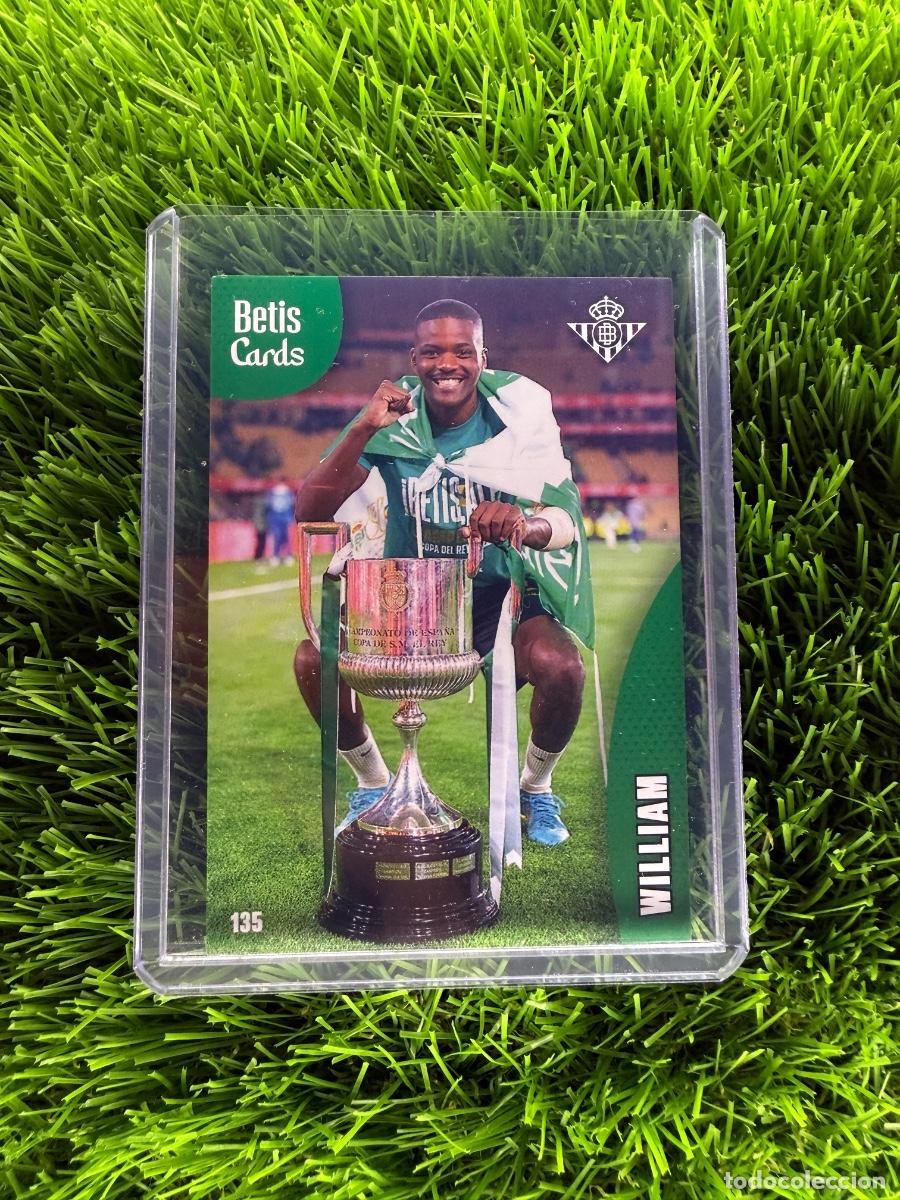Cromos de f&uacute;tbol: N&ordm; 135 William Carvalho Momentos Real Betis Holycards Betis Cards 2025