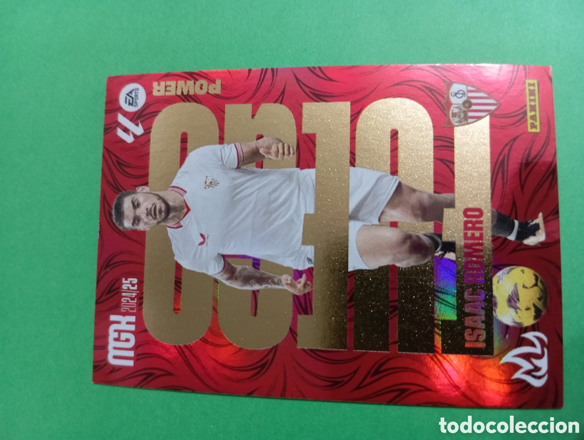 Cromos de f&uacute;tbol: Isaac Romero Sevilla FUEGO POWER n&deg;P 381 / PANINI MEGACRACKS 2024/2025