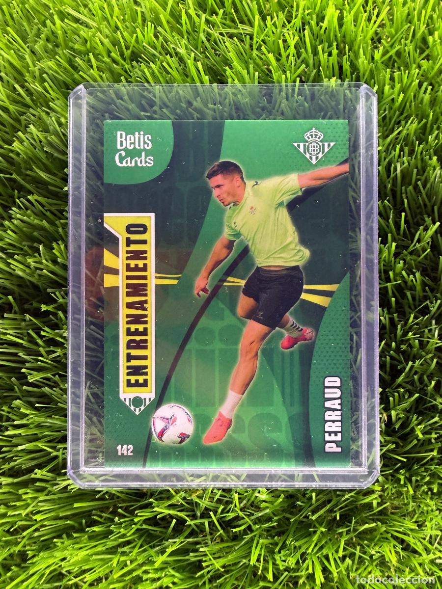 Cromos de f&uacute;tbol: N&ordm; 142 Perraud Entrenamiento Real Betis Holycards Betis Cards 2025