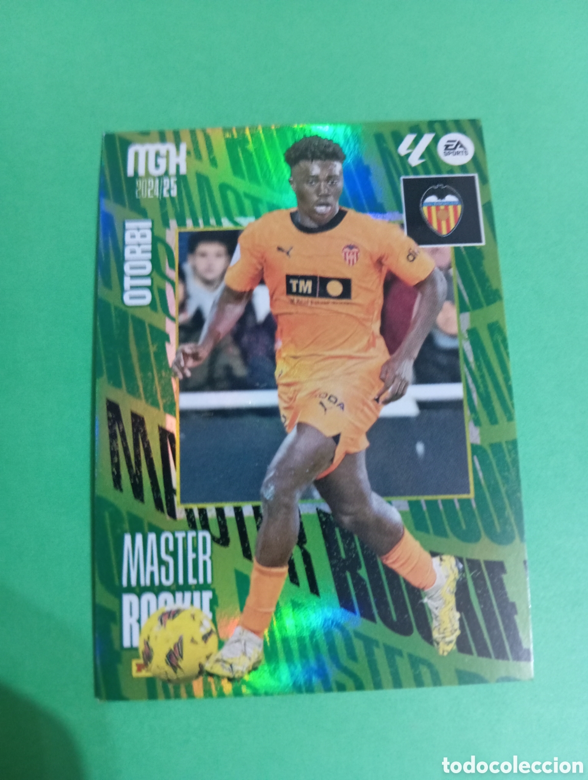 Cromos de f&uacute;tbol: Otorbi Valencia MASTER ROOKIE n&deg;421 / PANINI MEGACRACKS 2024/2025