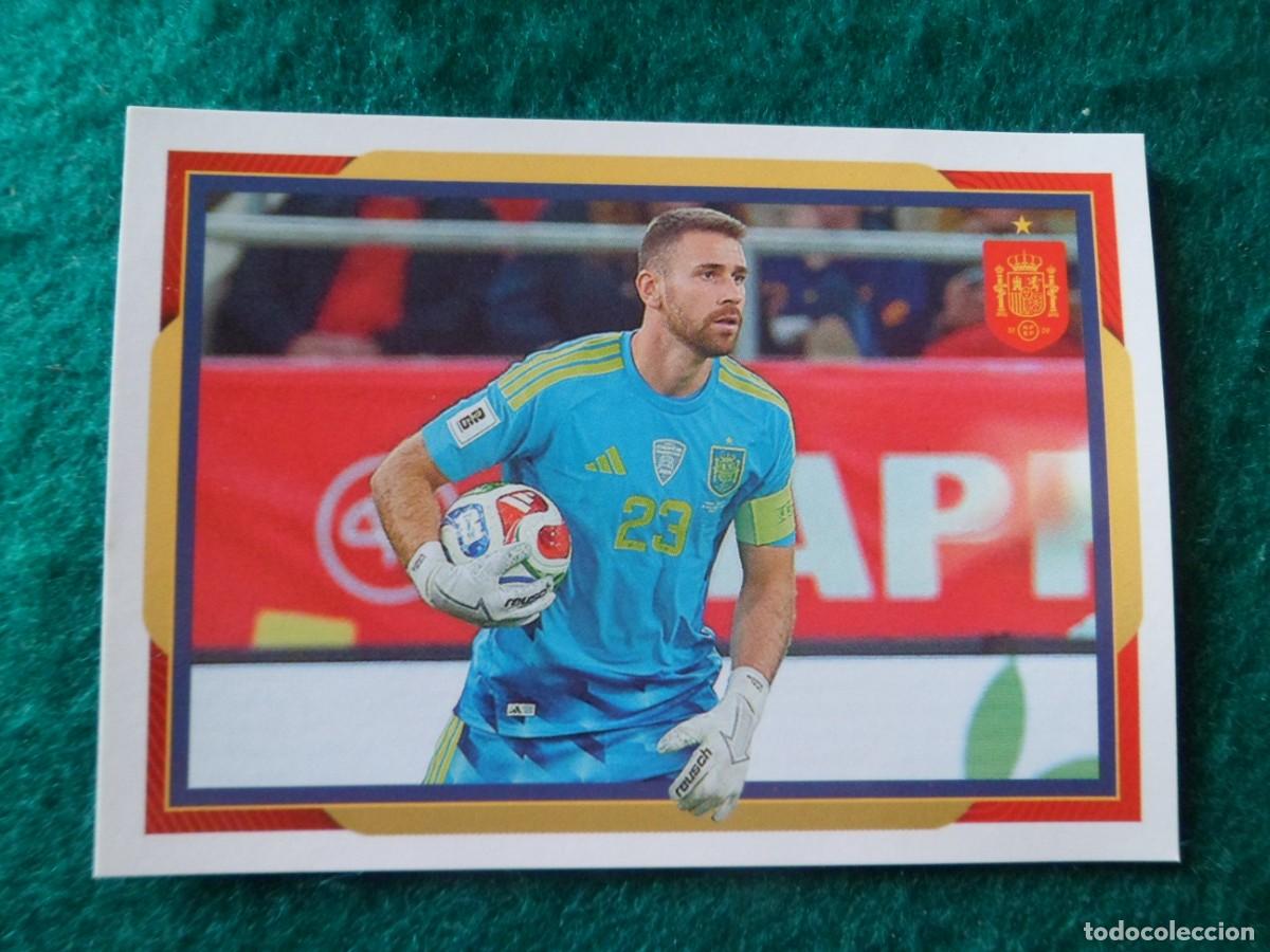 Fu&szlig;ball-Sticker: CROMO ESPA&Ntilde;A 2026. CARREFOUR-PANINI. UNAI SIM&Oacute;N EN ACCI&Oacute;N. 6