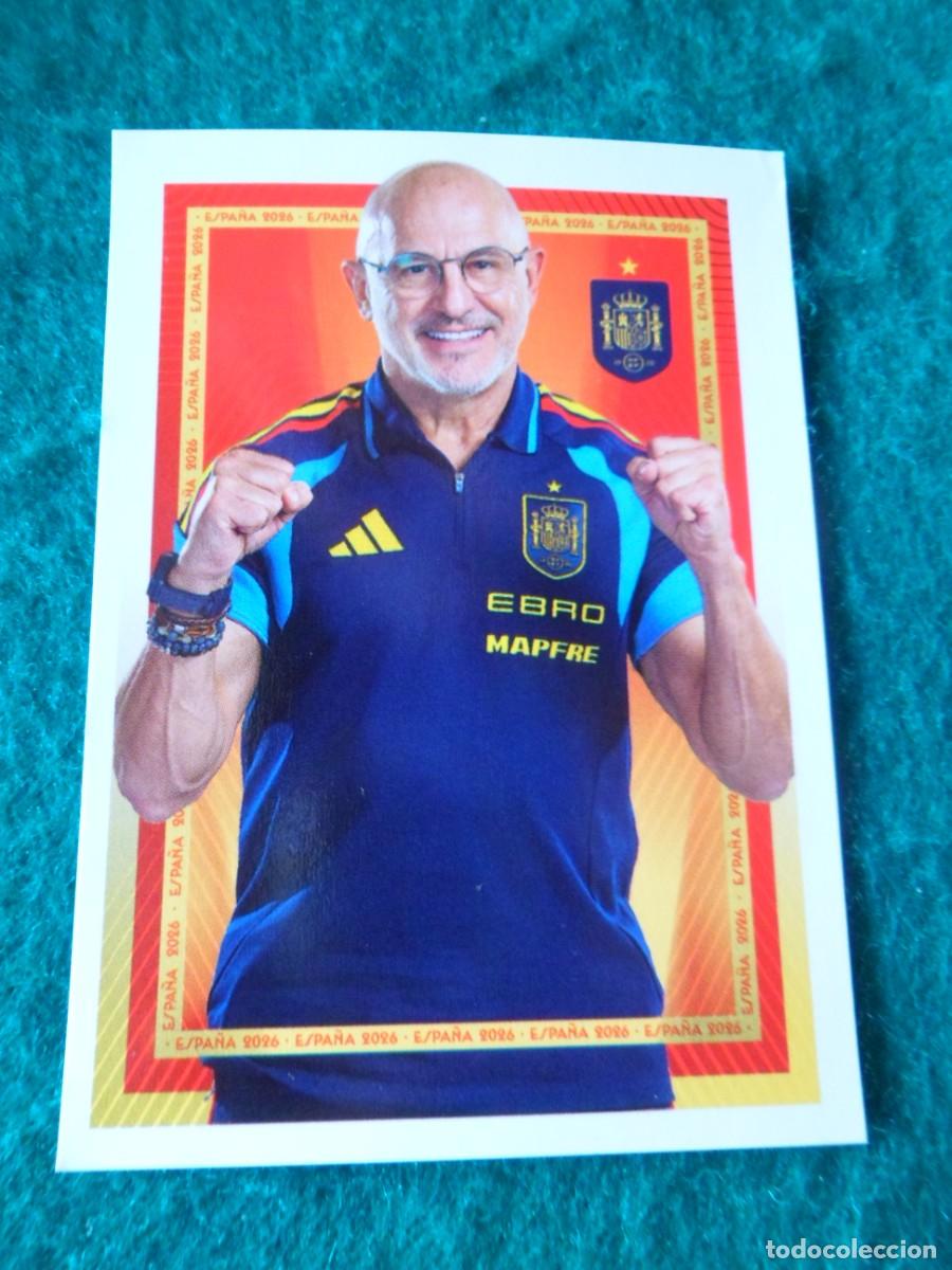 Cromos de f&uacute;tbol: CROMO ESPA&Ntilde;A 2026. CARREFOUR-PANINI. LUIS DE LA FUENTE. 7