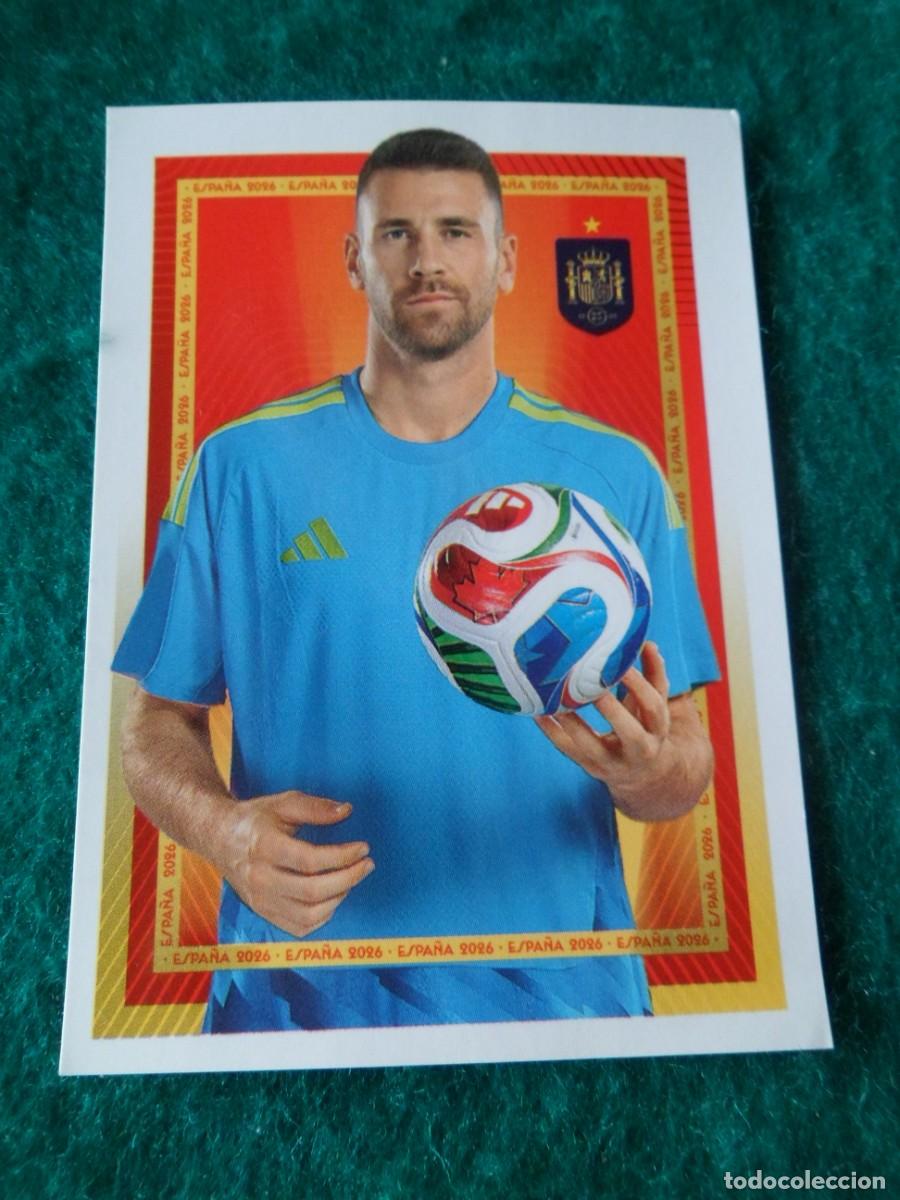 Cromos de f&uacute;tbol: CROMO ESPA&Ntilde;A 2026. CARREFOUR-PANINI. UNAI SIM&Oacute;N. 9