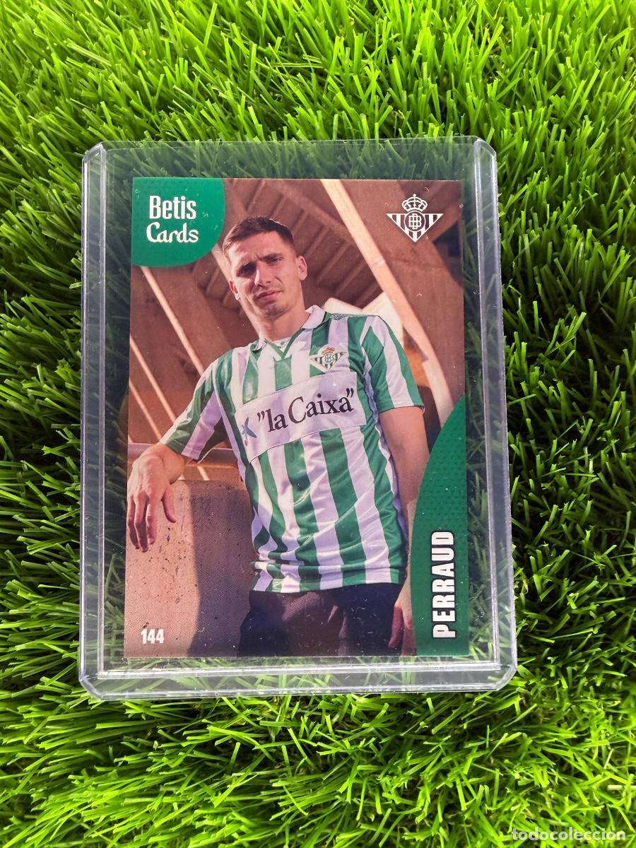 Cromos de f&uacute;tbol: N&ordm; 144 Perraud Momentos Real Betis Holycards Betis Cards 2025