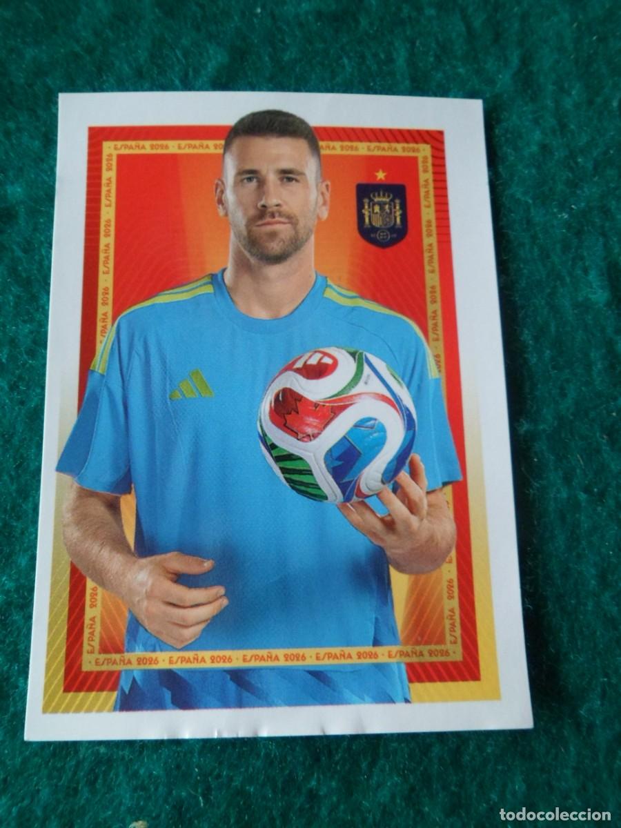 Cromos de f&uacute;tbol: CROMO ESPA&Ntilde;A 2026. CARREFOUR-PANINI. UNAI SIM&Oacute;N. 9