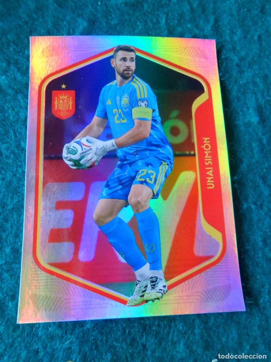 Cromos de f&uacute;tbol: CROMO ESPA&Ntilde;A 2026. CARREFOUR-PANINI. UNAI SIM&Oacute;N. 10
