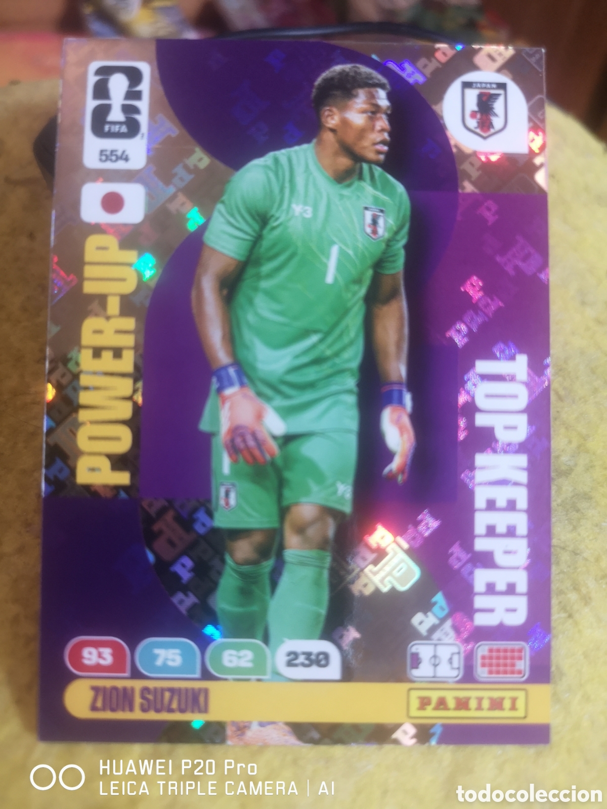 Cromos de f&uacute;tbol: FIFA WORLD CUP MUNDIAL 2026 ADRENALYN TOP KEEPER POWER - UP ZION SUZUKI 554