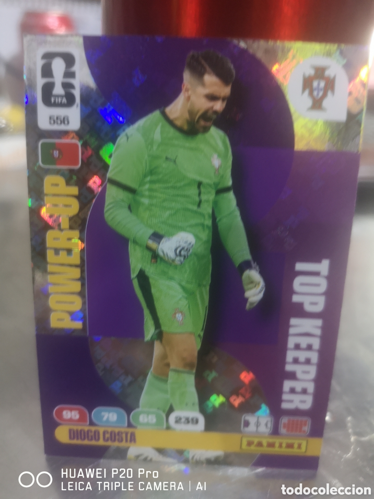 Cromos de f&uacute;tbol: ADRENALYN XL FIFA WORLD CUP 2026 TOP KEEPER POWER - UP DIEGO COSTA 556 PORTUGAL