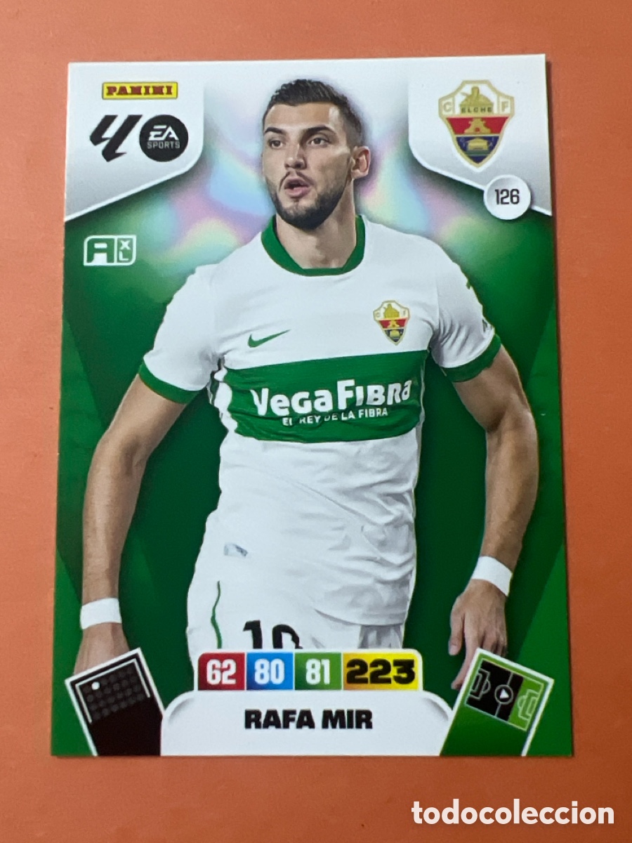 Cromos de f&uacute;tbol: C10. PANINI ADRENALYN - LIGA 2025-26 (25 - 26) - N&ordm; 126 - RAFA MIR - ELCHE