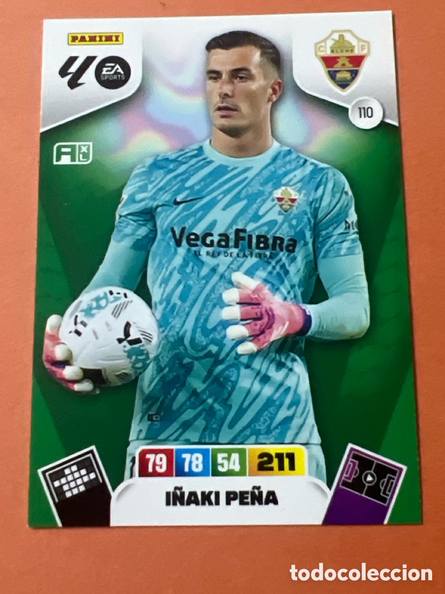 Cromos de f&uacute;tbol: C10. N&ordm; 110 I&ntilde;aki Pe&ntilde;a Elche CF Adrenalyn XL 25 26