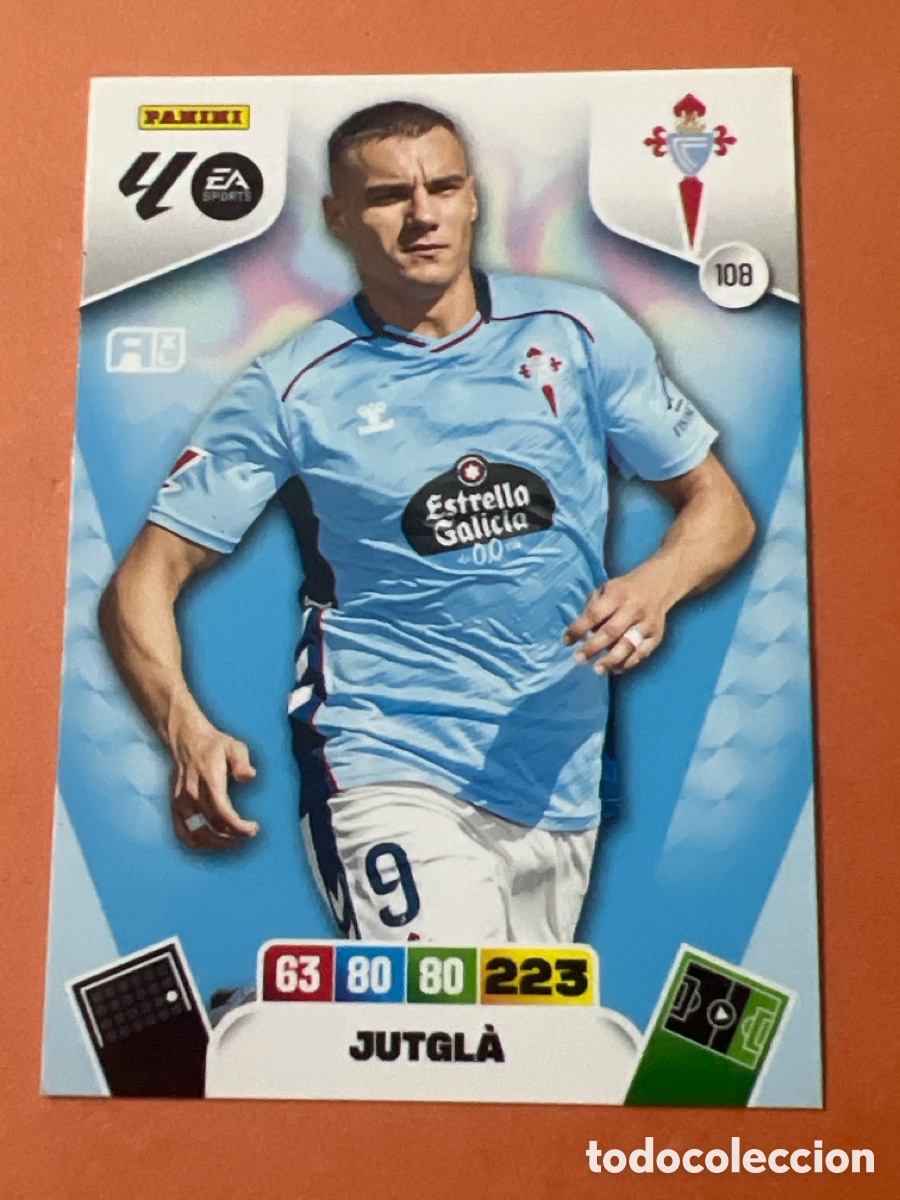 Cromos de f&uacute;tbol: C21A. celta jutgla 108 adrenalyn 2025 2026 25 26 trading card