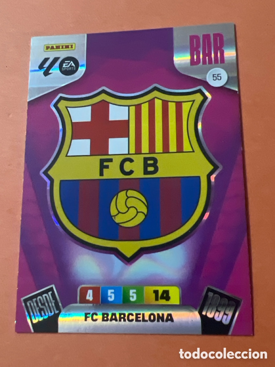 Cromos de f&uacute;tbol: C25. 55 ESCUDO FC BARCELONA | ADRENALYN XL LALIGA 2025-26