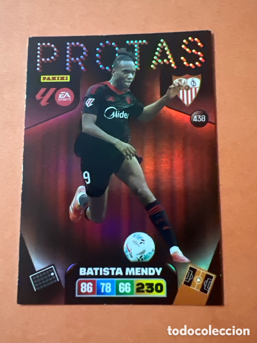 Cromos de f&uacute;tbol: C34. Adrenanlyn 25/26 - Batista Mendy - N&ordm; 438 - Sevilla - ( Protas )