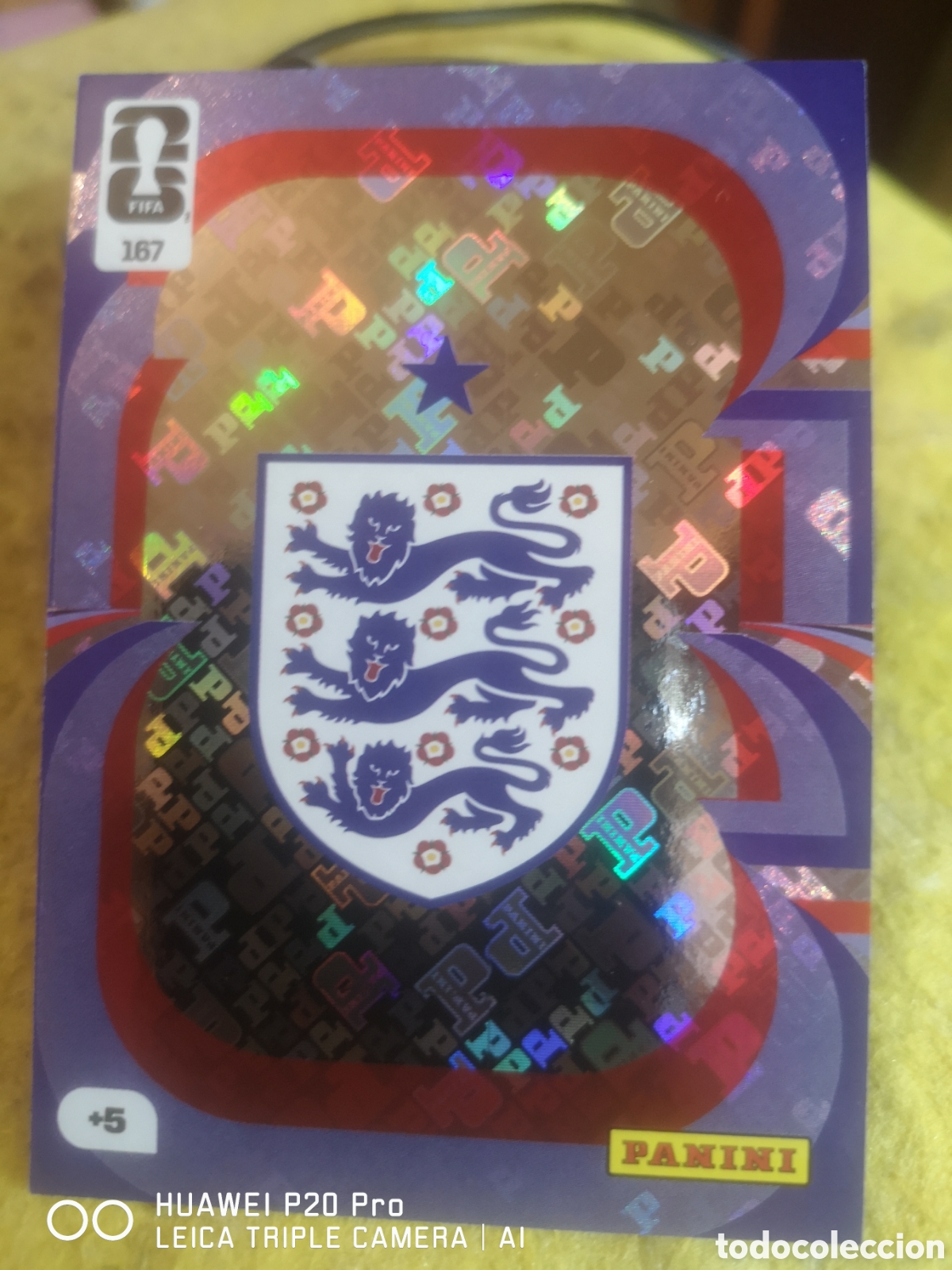 Cromos de f&uacute;tbol: ADRENALYN XL FIFA WORLD CUP 2026 ESCUDO INGLATERRA 167