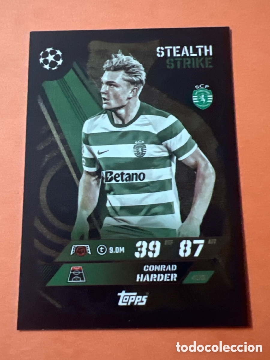 Cromos de f&uacute;tbol: C60. 459 CONRAD HARDER CELTIC STEALTH STRIKE MATCH ATTAX 2025 2026 TOPPS 25 26