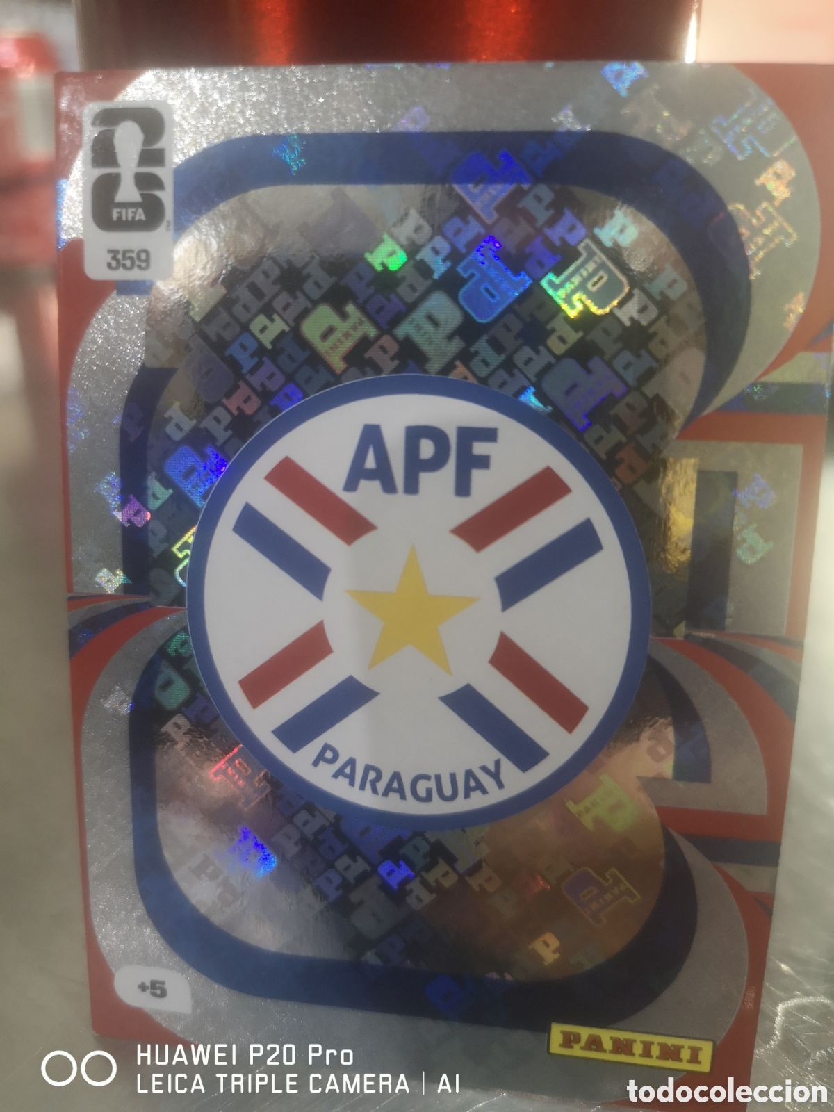 Cromos de f&uacute;tbol: ADRENALYN XL FIFA WORLD CUP 2026 ESCUDO 359 PARAGUAY