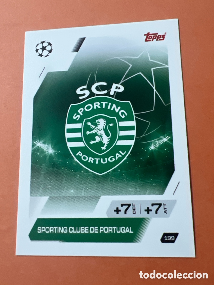 Cromos de f&uacute;tbol: C74. 199 Escudo | Sporting Clube de Portugal | 2025 2026 Topps Match Attax 25 26
