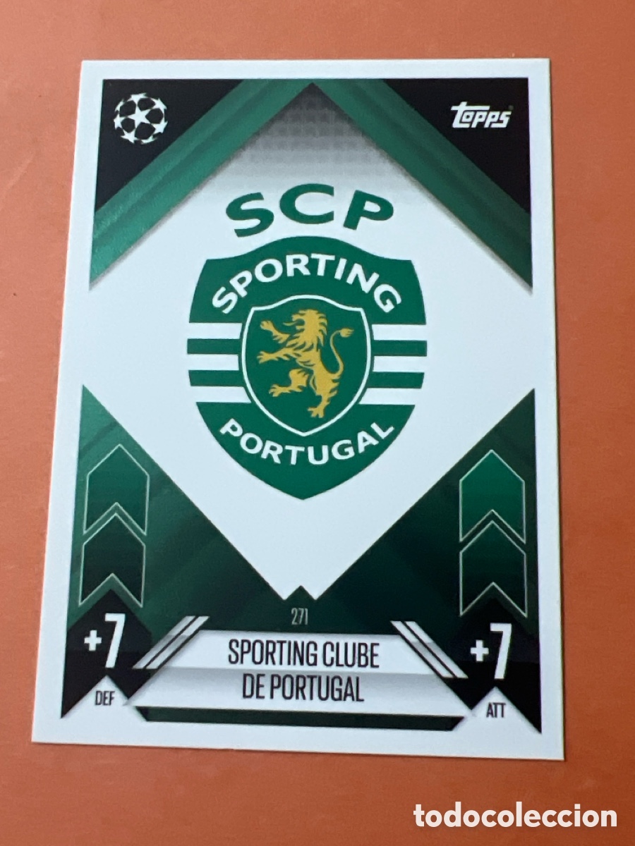 Cromos de f&uacute;tbol: C102. 199 Escudo | Sporting Clube de Portugal | 2025 2026 Topps Match Attax 25 26