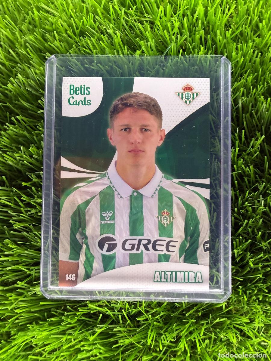 Cromos de f&uacute;tbol: N&ordm; 146 Altimira Foto Carnet Real Betis Holycards Betis Cards 2025