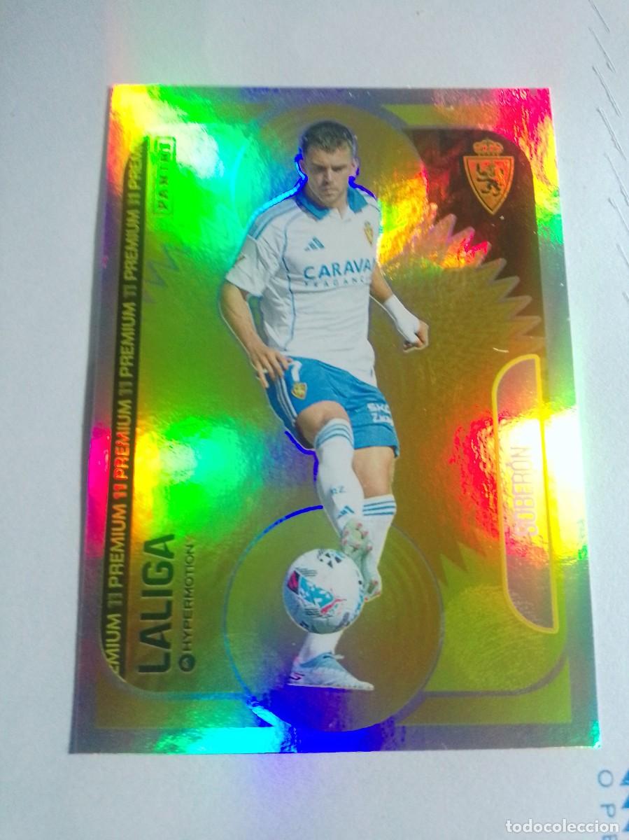 Cromos de f&uacute;tbol: SOBERON PREMIUM 11 DEL ZARAGOZA 25 26 LIGA HYPERMOTION 2025 2026 NUEVO DE SOBRE PANINI