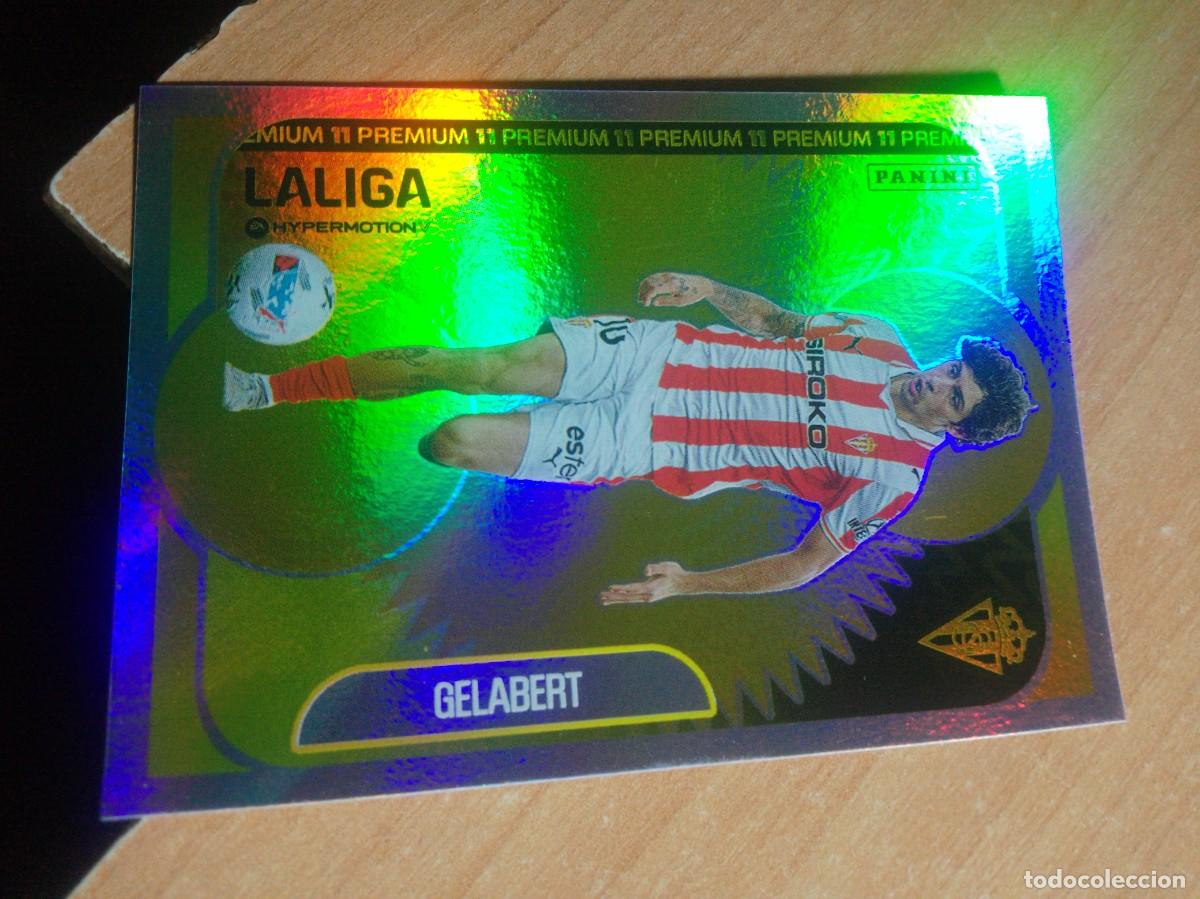 Cromos de f&uacute;tbol: PREMIUM 11 GELABERT SPORTING DE GIJON 25 26 LIGA HYPERMOTION 2025 2026 NUEVO DE SOBRE