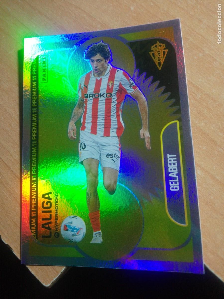Cromos de f&uacute;tbol: PREMIUM 11 GELABERT SPORTING DE GIJON 25 26 LIGA HYPERMOTION 2025 2026 NUEVO DE SOBRE