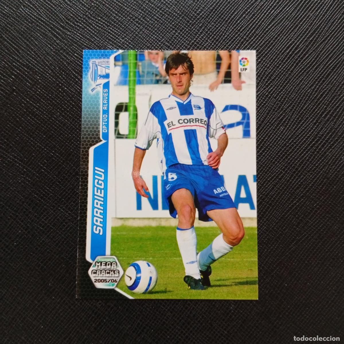 Cromos de f&uacute;tbol: 4 SARRIEGUI ALAVES PANINI MEGACRACKS 05 06 CROMO FUTBOL 2005 2006 - A213 PG1