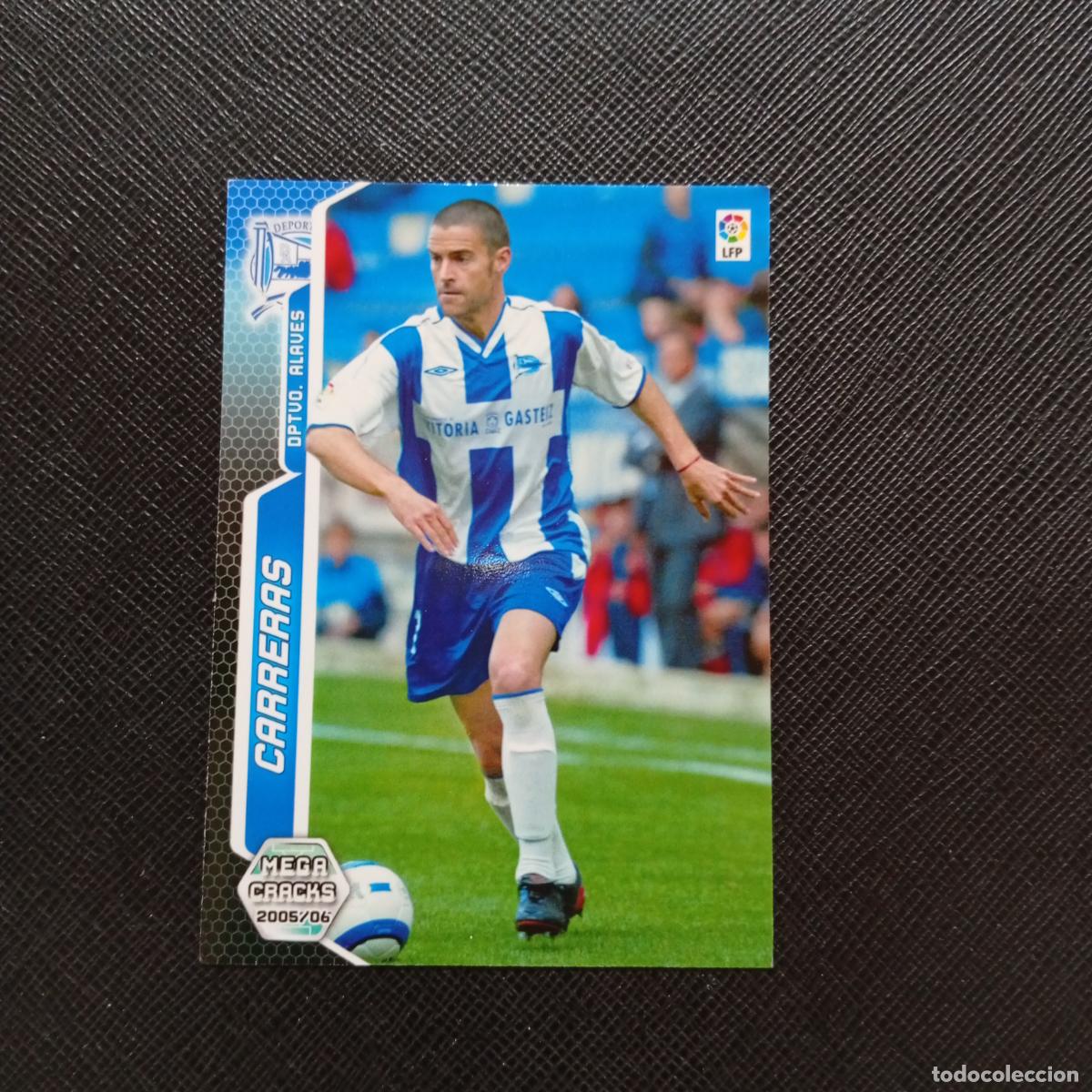 Cromos de f&uacute;tbol: 6 CARRERAS ALAVES PANINI MEGACRACKS 05 06 CROMO FUTBOL 2005 2006 - A213 PG1