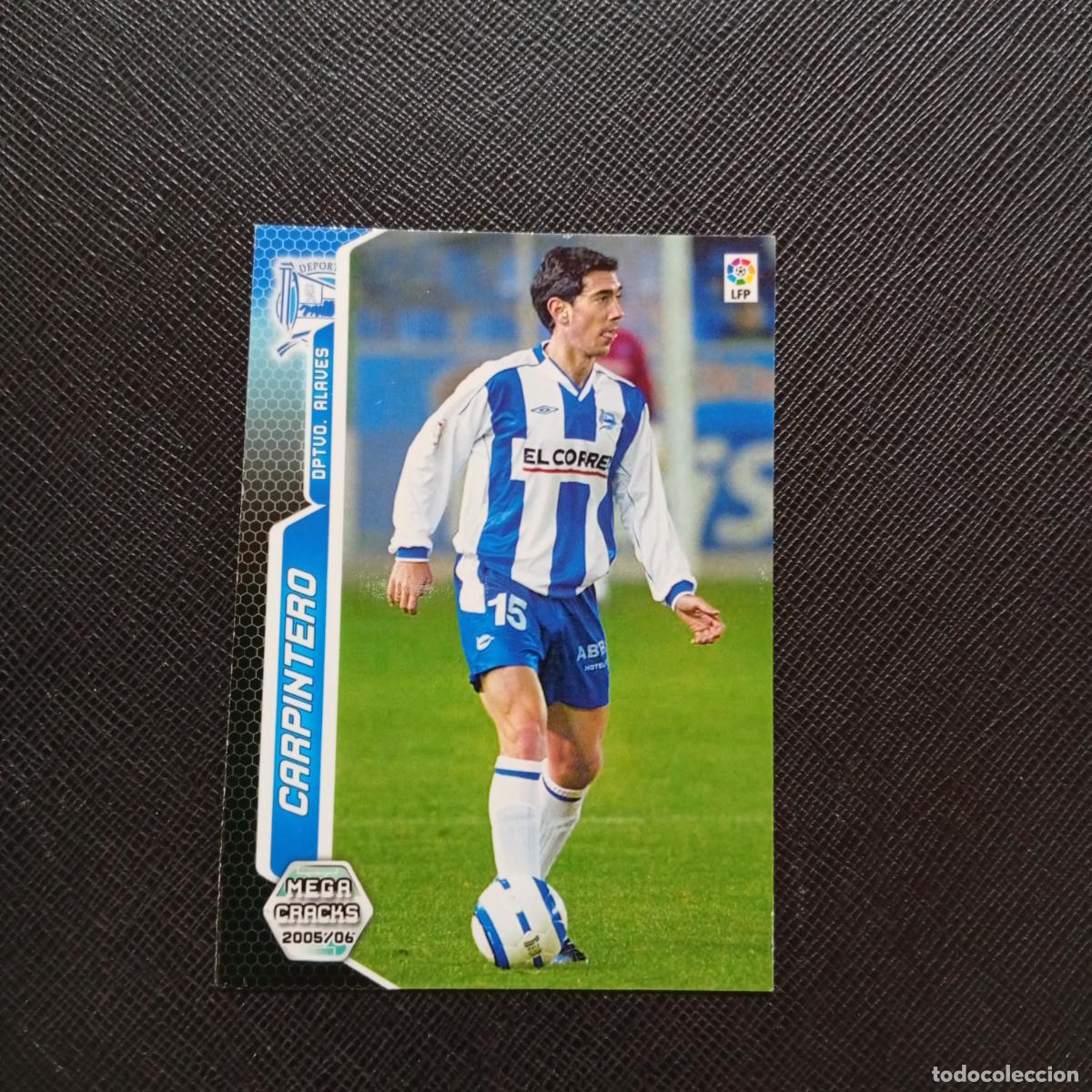 Cromos de f&uacute;tbol: 8 CARPINTERO ALAVES PANINI MEGACRACKS 05 06 CROMO FUTBOL 2005 2006 - A213 PG1