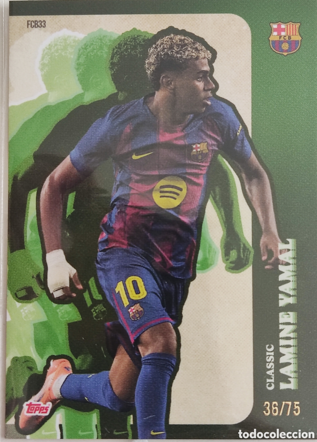 Cromos de Futebol: Lamine Yamal Classic /75 Topps Total Football