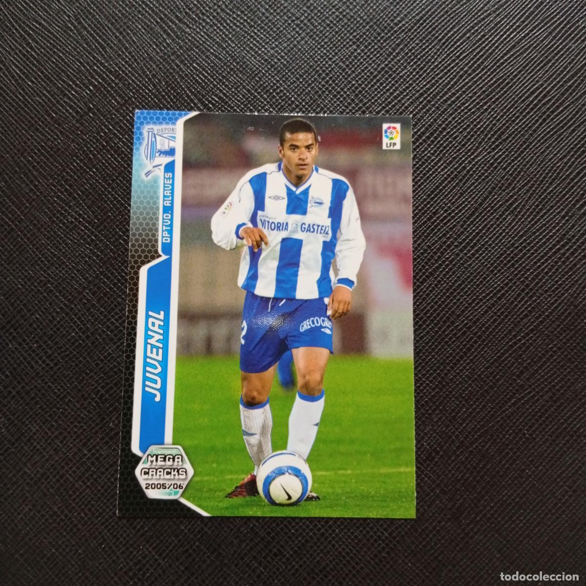 Football Stickers: 10 JUVENAL ALAVES PANINI MEGACRACKS 05 06 CROMO FUTBOL 2005 2006 - A213 PG10