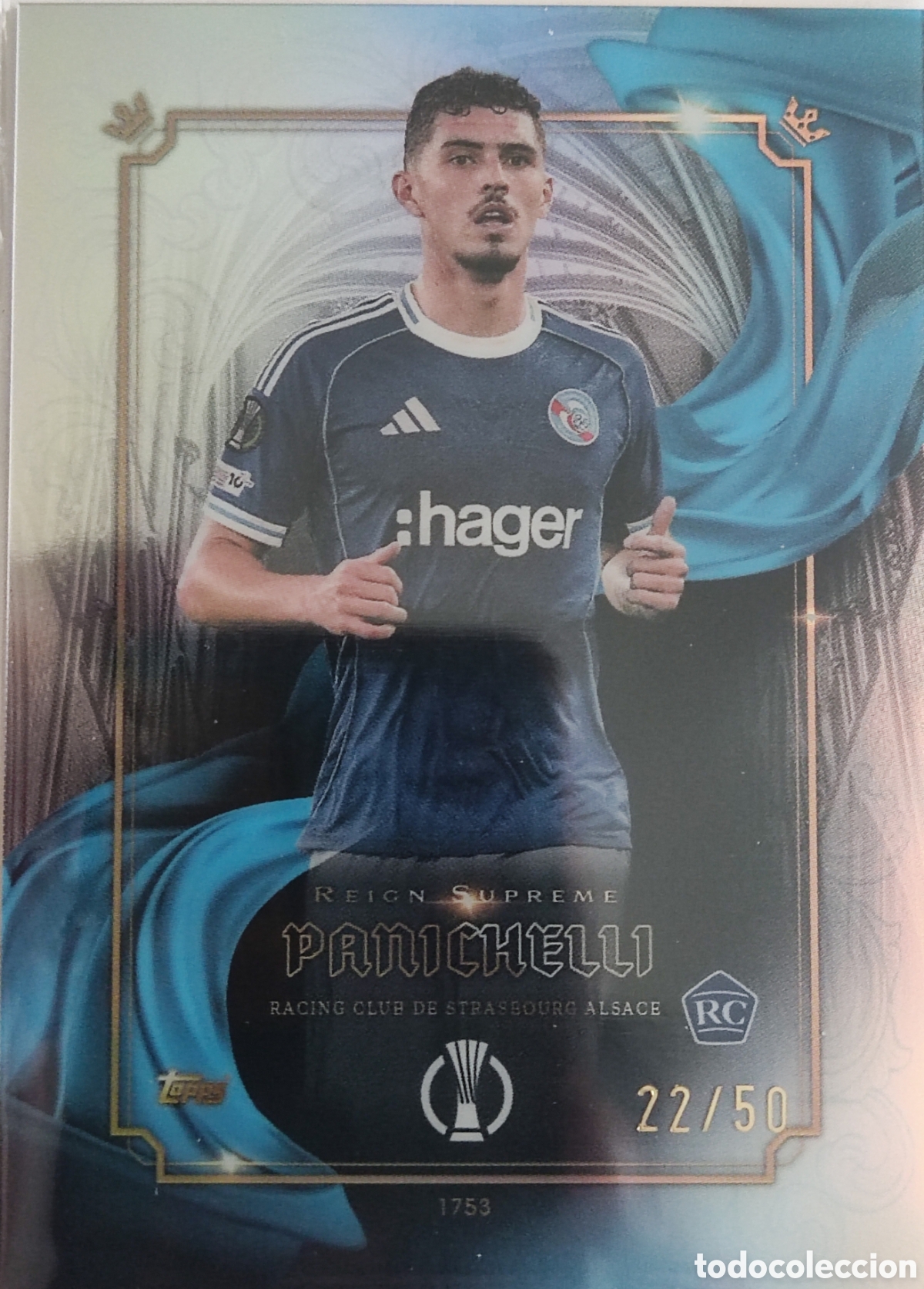 Cromos de f&uacute;tbol: Panichelli RC Reign Supreme/50 Topps Total Football