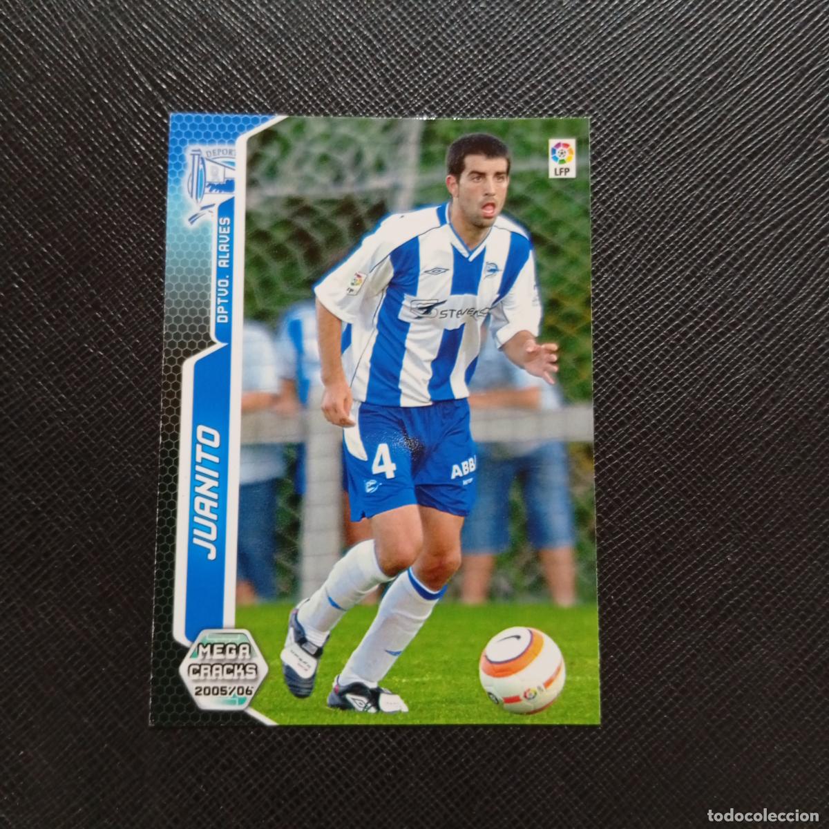 Cromos de f&uacute;tbol: 11 JUANITO ALAVES PANINI MEGACRACKS 05 06 CROMO FUTBOL 2005 2006 - A213 PG10