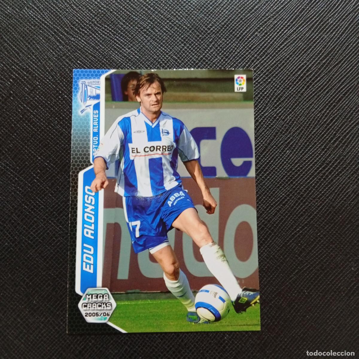 Cromos de f&uacute;tbol: 12 EDU ALONSO ALAVES PANINI MEGACRACKS 05 06 CROMO FUTBOL 2005 2006 - A213 PG10