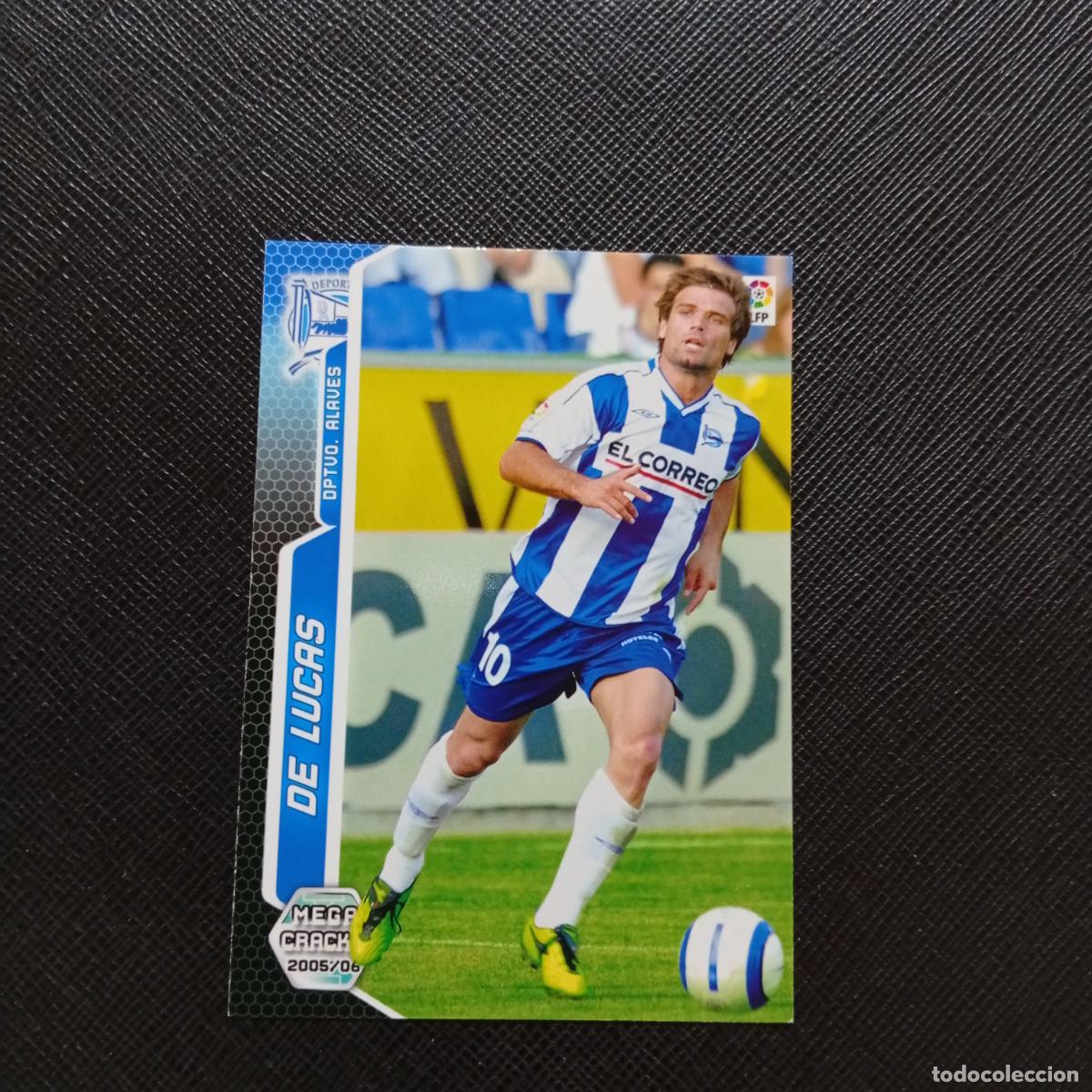 Cromos de f&uacute;tbol: 13 DE LUCAS ALAVES PANINI MEGACRACKS 05 06 CROMO FUTBOL 2005 2006 - A213 PG10