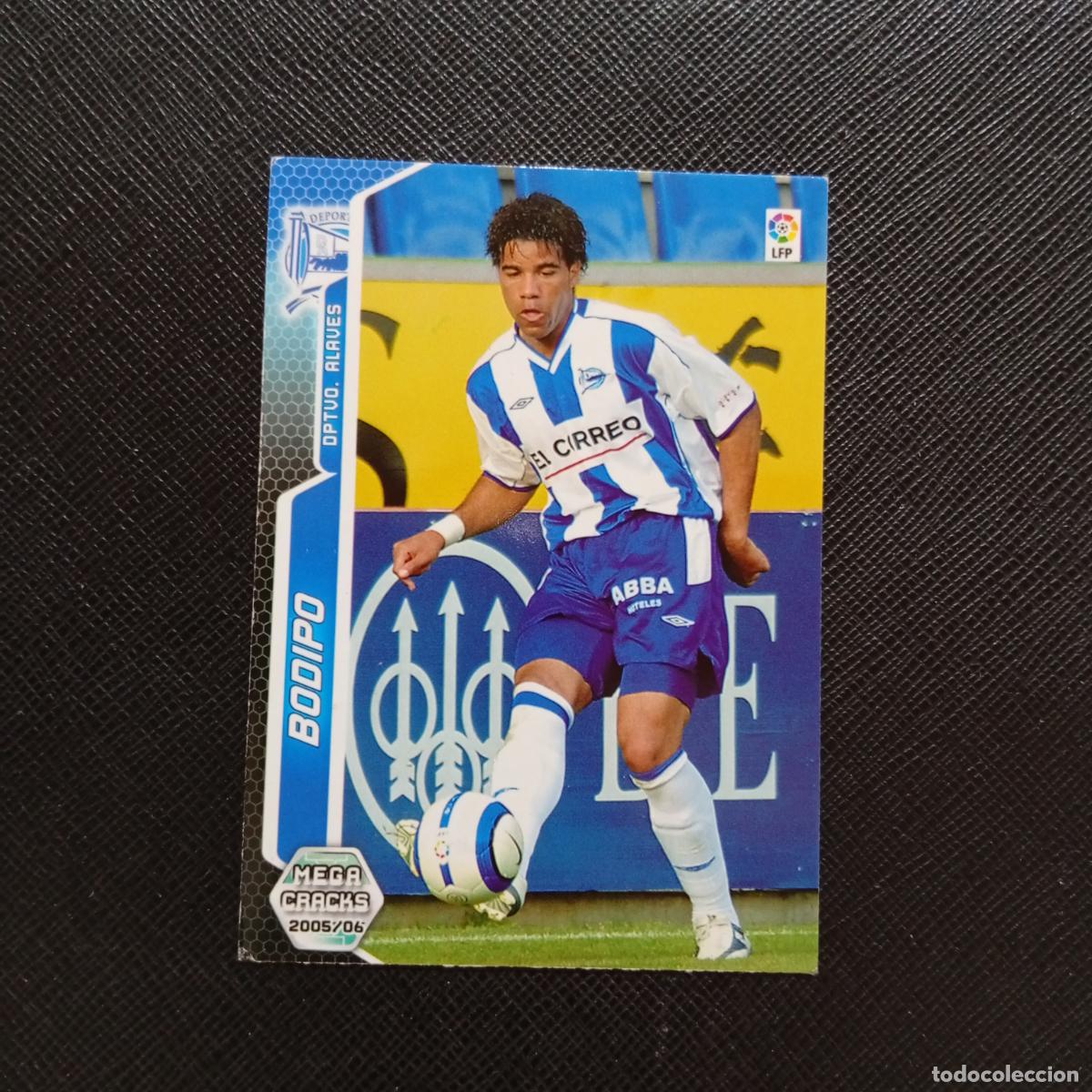 Cromos de f&uacute;tbol: 16 BODIPO ALAVES PANINI MEGACRACKS 05 06 CROMO FUTBOL 2005 2006 - A213 PG10