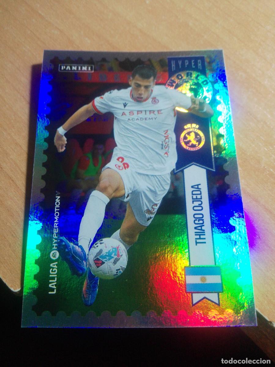 Cromos de f&uacute;tbol: 455 THIAGO OJEDA CULTUAL HYPER WORLD SERIES DEL C&Aacute;DIZ 2&ordf; DIVISION HYPERMOTION 25 26 PANINI 2025 2026