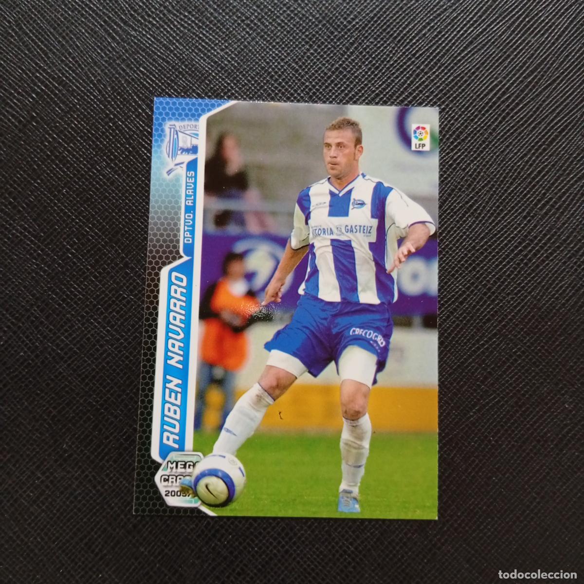 Cromos de f&uacute;tbol: 18 RUBEN NAVARRO ALAVES PANINI MEGACRACKS 05 06 CROMO FUTBOL 2005 2006 - A213 PG19