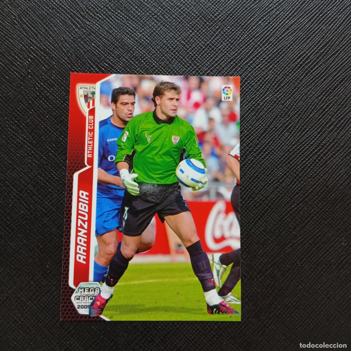 Cromos de f&uacute;tbol: 20 ARANZUBIA BILBAO PANINI MEGACRACKS 05 06 CROMO FUTBOL 2005 2006 - A213 PG19