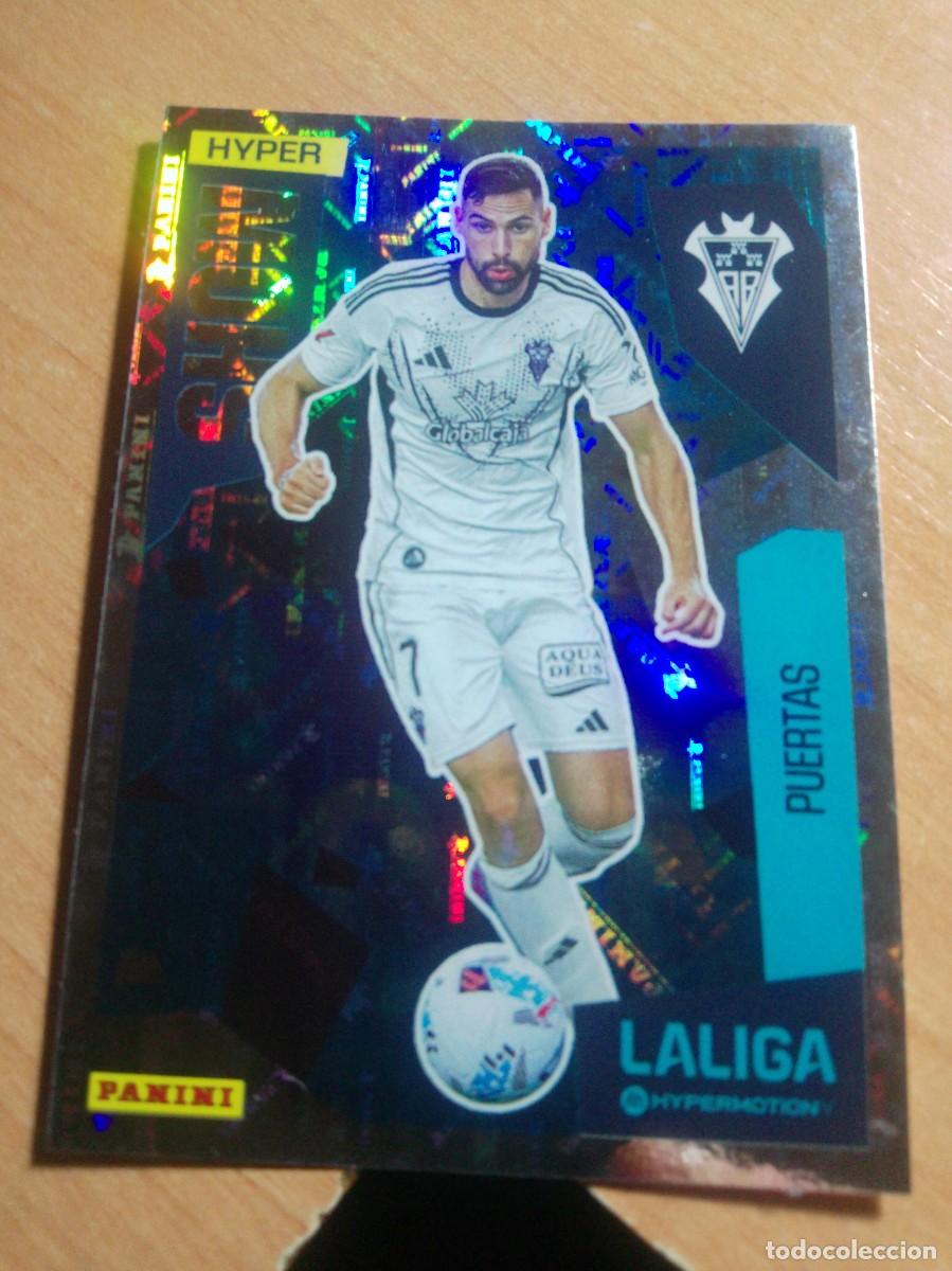 Cromos de f&uacute;tbol: 432 PUERTA ALBACETE HYPER WORLD SERIES 2&ordf; DIVISION HYPERMOTION 25 26 PANINI 2025 2026