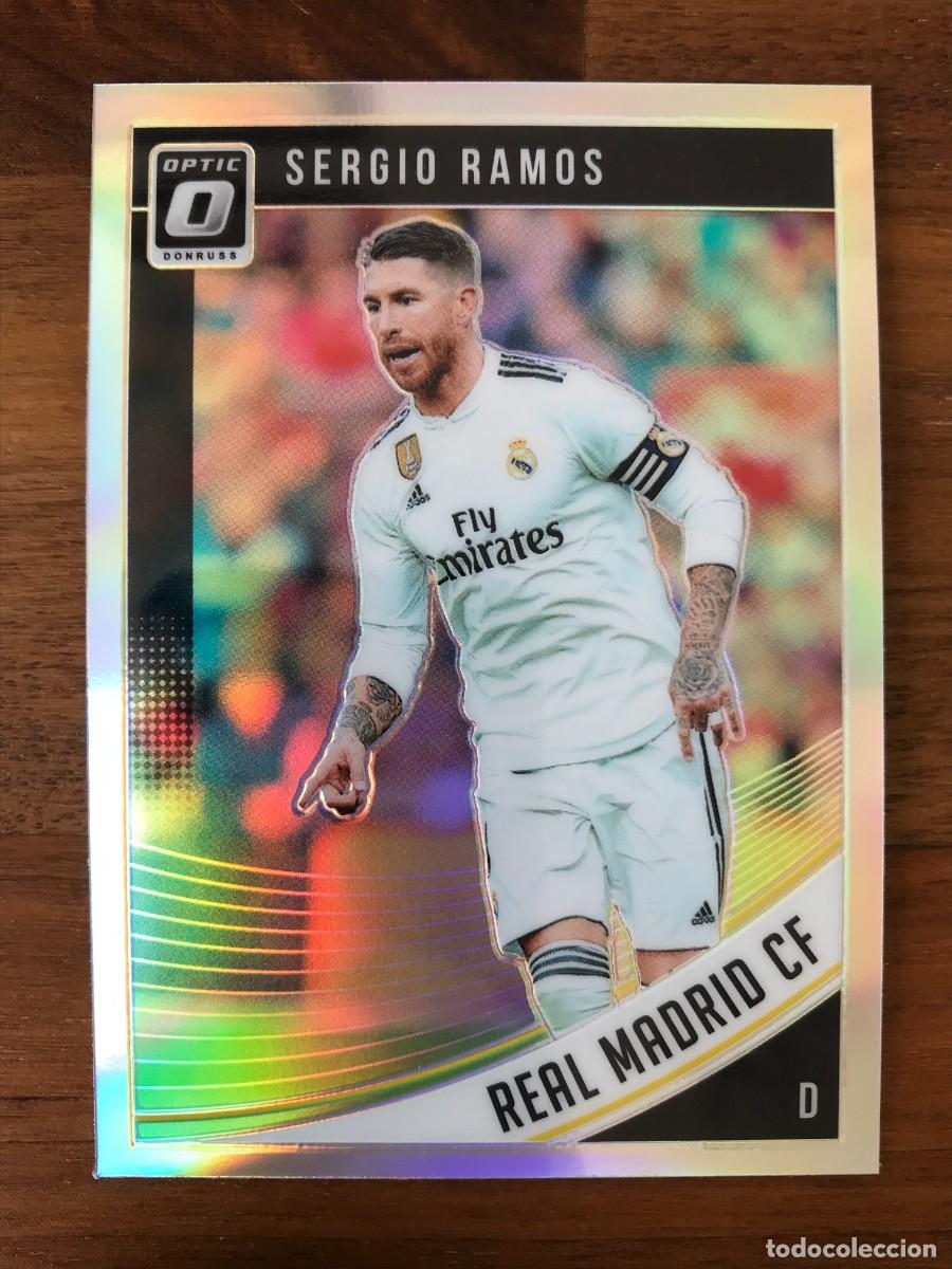 Cromos de f&uacute;tbol: SERGIO RAMOS - REAL MADRID - OPTIC HOLO PRIZM - PANINI DONRUSS 2018 2019 18 19