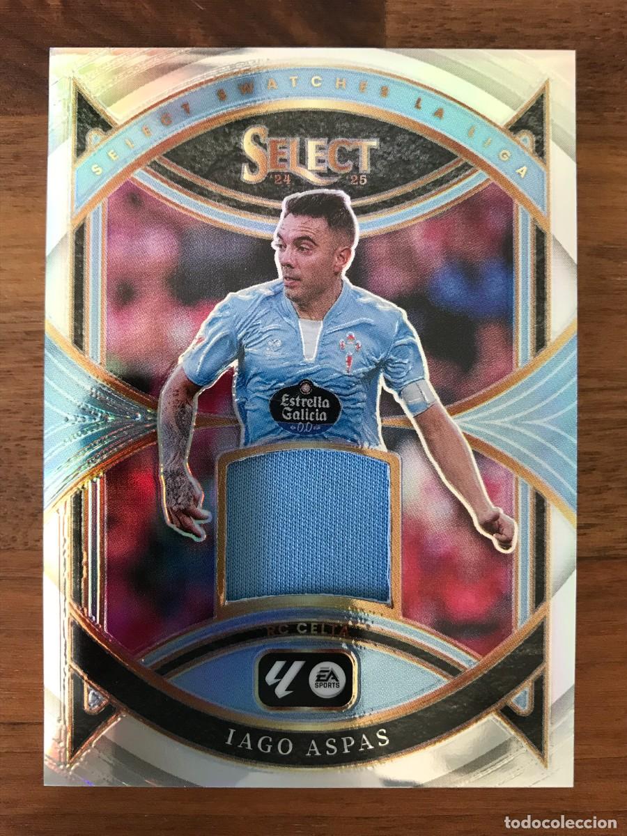 Cromos de f&uacute;tbol: IAGO ASPAS - CELTA - PATCH RELIC SELECT SWATCHES - PANINI SELECT LA LIGA 2024 2025 24 25