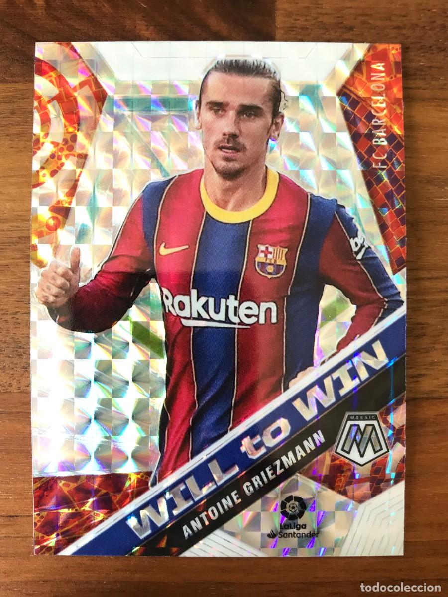 Cromos de f&uacute;tbol: ANTOINE GRIEZMANN - FC BARCELONA - WILL TO WIN MOSAIC PRIZM - PANINI MOSAIC LA LIGA 2020 2021 20 21