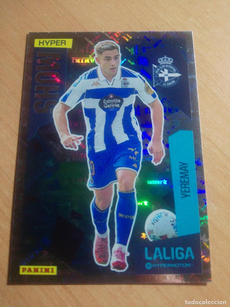 Cromos de f&uacute;tbol: 437 YERRMAY HYPER SHOW DEPORTIVO DE LA CORU&Ntilde;A 2&ordf; DIVISION HYPERMOTION 25 26 PANINI 2025 2026