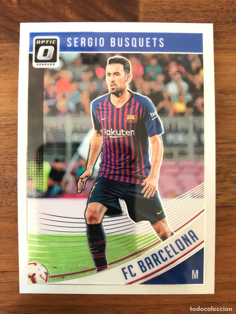 Cromos de f&uacute;tbol: SERGIO BUSQUETS - FC BARCELONA - OPTIC - PANINI DONRUSS 2018 2029 18 19