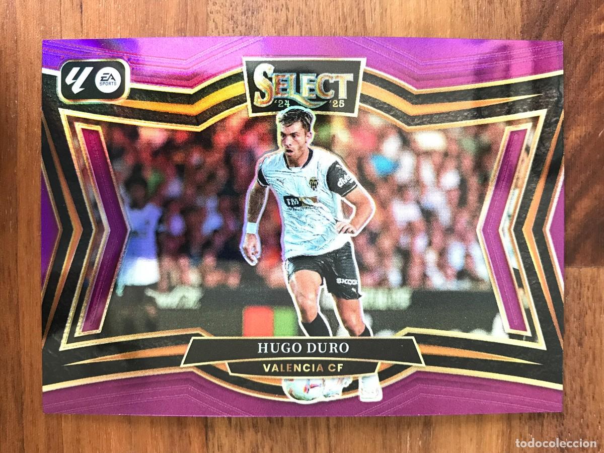Cromos de f&uacute;tbol: HUGO DURO - VALENCIA - NUMERADA /99 PURPLE PRIZM - PANINI SELECT LA LIGA 2024 2025 24 25