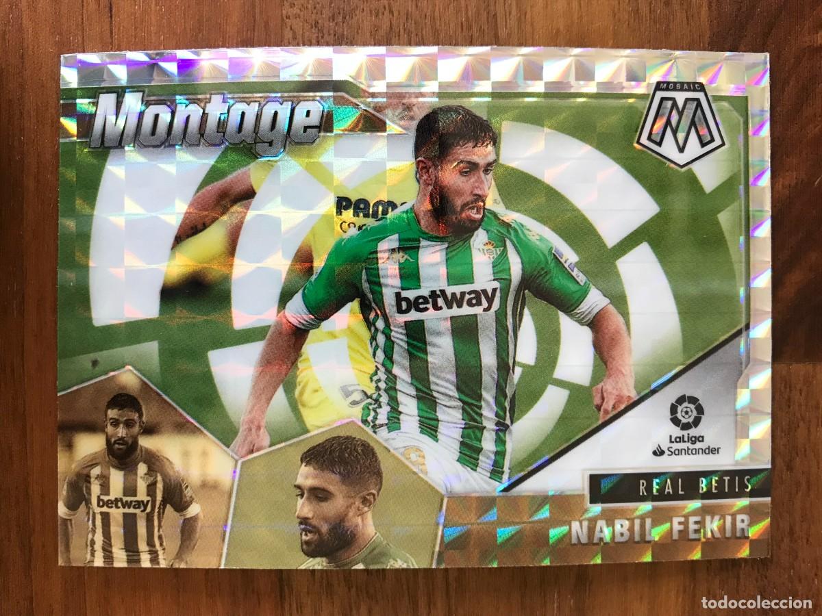 Cromos de f&uacute;tbol: NABIL FEKIR - REAL BETIS - MONTAGE MOSAIC PRIZM - PANINI MOSAIC LA LIGA 2021 2022